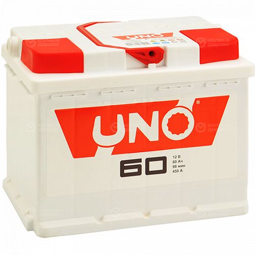 Автомобильный аккумулятор Uno 60 Ач прямая полярность L2 в Зеленодольске
