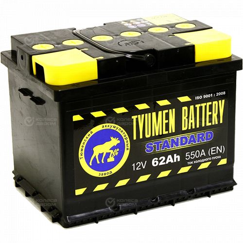 Автомобильный аккумулятор Tyumen Battery Standard 62 Ач обратная полярность L2 в Новосибирске