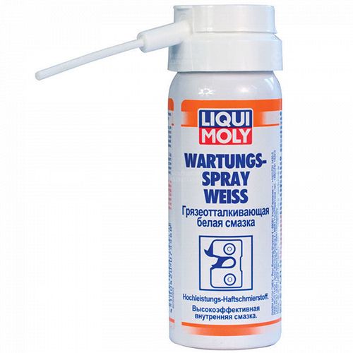 Грязеотталкивающая белая смазка LiquiMoly  Wartungs-Spray weiss 7556 в Ульяновске