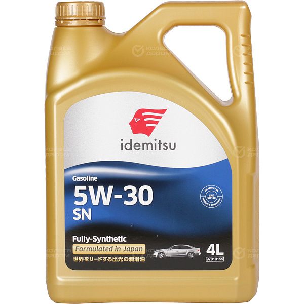 Моторное масло Idemitsu Fully-Synthetic SN 5W-30, 4 л в Волжске