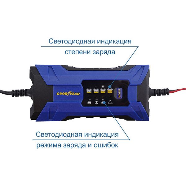 Зарядное устройство для Аккумулятора Goodyear CH-2A для свинцово-кислотных АКБ в Тюмени