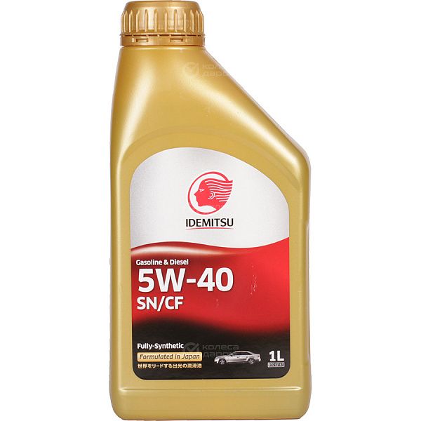 Моторное масло Idemitsu Fully-Synthetic SN/CF 5W-40, 1 л в Красноуфимске