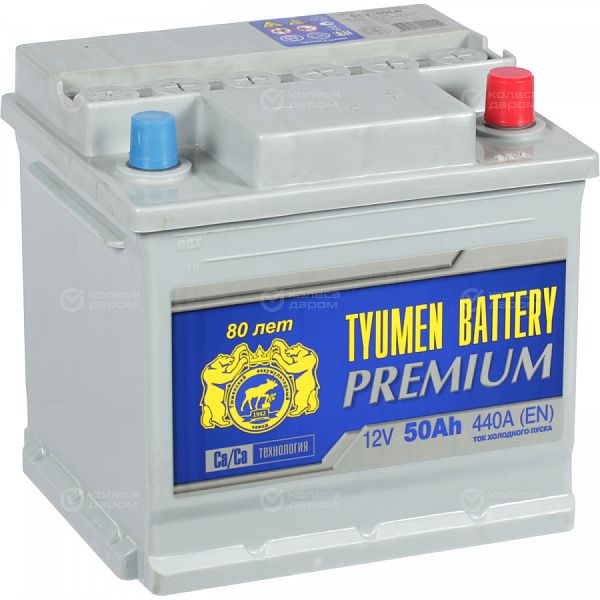 Автомобильный аккумулятор Tyumen Battery Premium 50 Ач обратная полярность L1 в Новосибирске