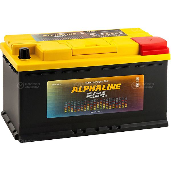 Автомобильный аккумулятор Alphaline 105 Ач обратная полярность L6 в Зеленодольске