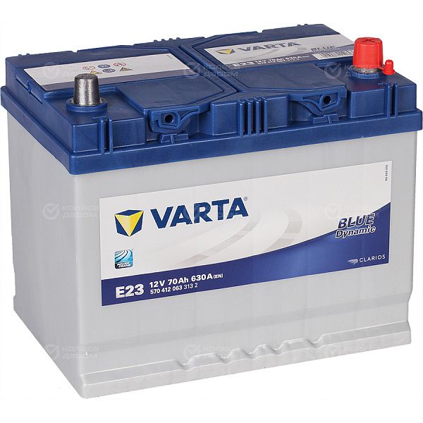 Автомобильный аккумулятор Varta Blue Dynamic 570 412 063 70 Ач обратная полярность D26L в Нурлате
