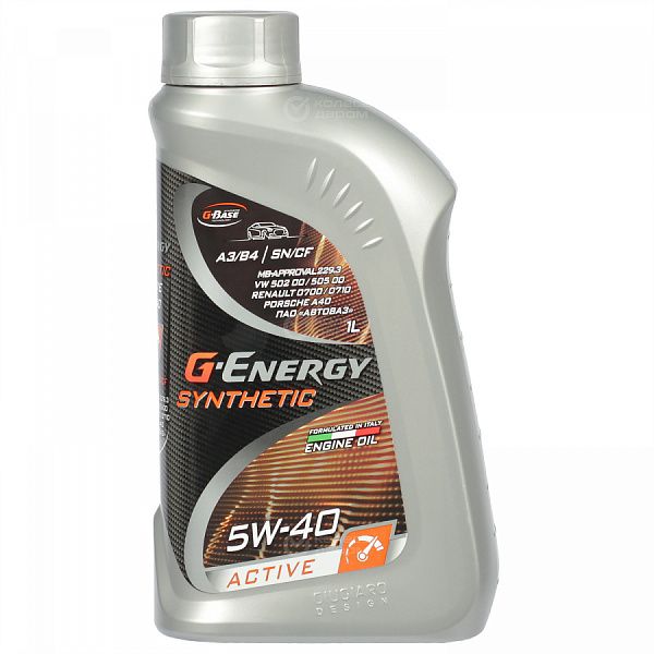 Моторное масло G-Energy Synthetic Active 5W-40, 1 л в Миассе