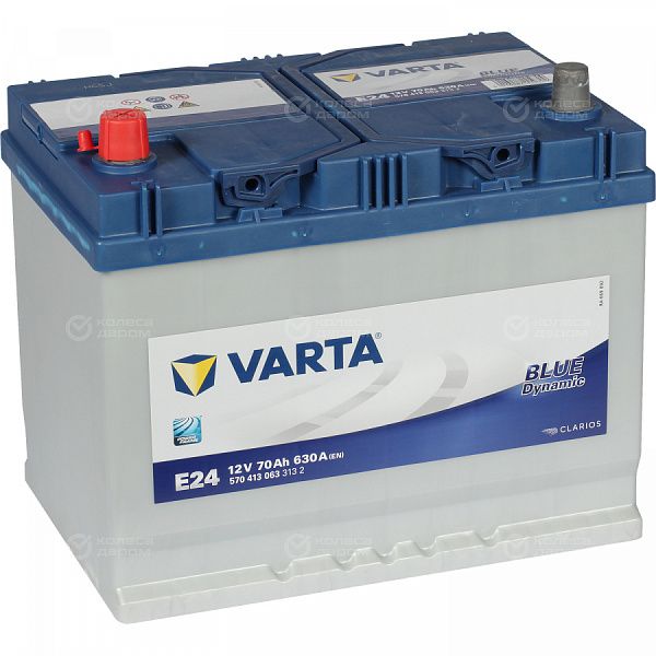 Автомобильный аккумулятор Varta Blue Dynamic 570 413 063 70 Ач прямая полярность D26R в Новосибирске