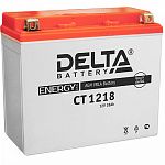 Мотоаккумулятор Delta 1218 AGM YTX20-BS 18Ач, прямая полярность