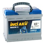 Автомобильный аккумулятор Inci Aku Maxim A 65 Ач прямая полярность L2