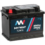Автомобильный аккумулятор MyWay 60 Ач прямая полярность L2