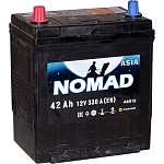 Автомобильный аккумулятор Nomad Asia 42 Ач прямая полярность B19R(уценка)