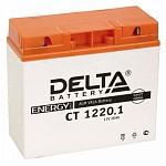 Мотоаккумулятор Delta 1220.1 AGM YT19BL-BS 20Ач, обратная полярность